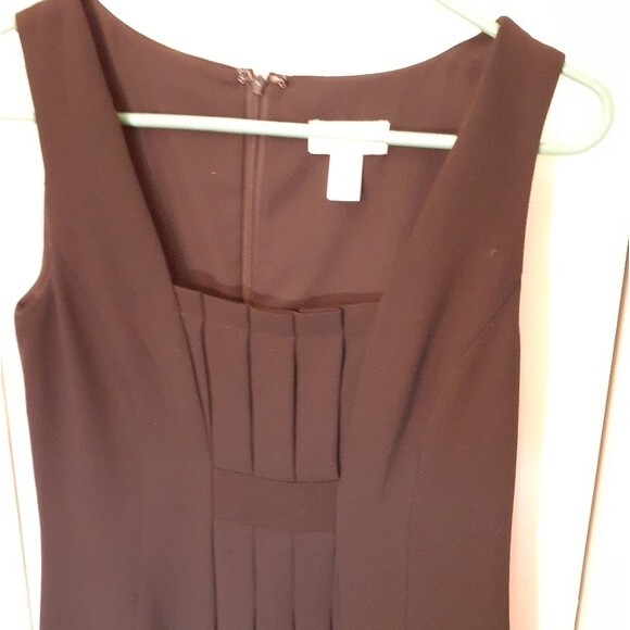 Ann Taylor little black dress size 2 Xs s fit and flare career office formal - Picture 2 of 6